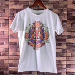 Womens XS White Red Hot Chili Peppers Dragon T-Shirt Pre Owned